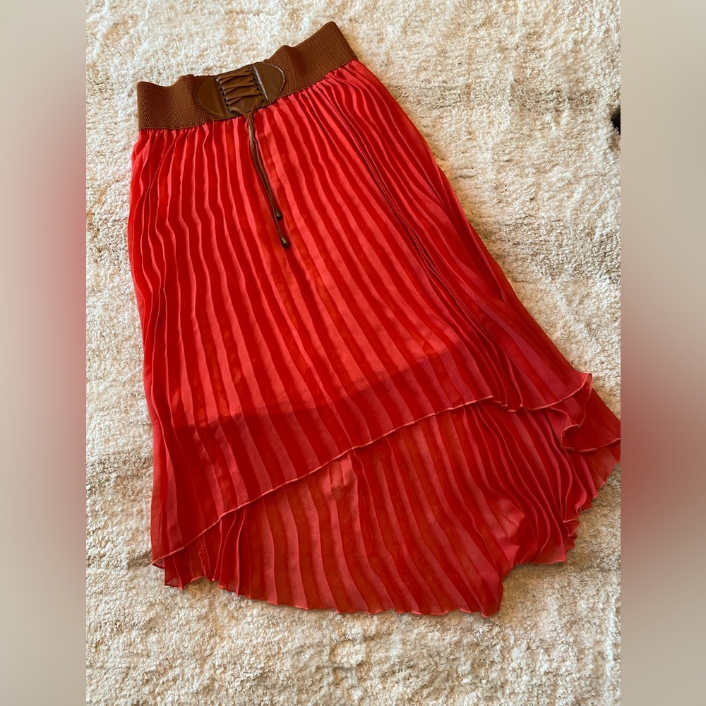 Orang High Low Skirt